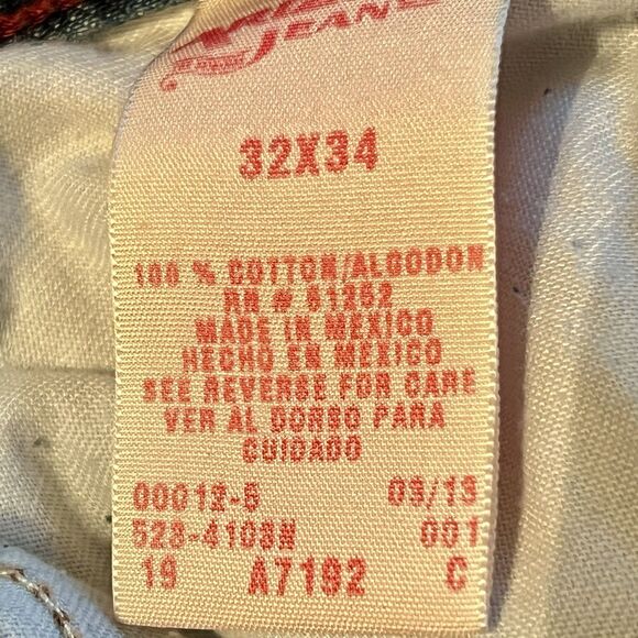 Arizona Jean Co Mens Relaxed Straight Jeans 32x34 Med Wash EUC - Picture 9 of 10